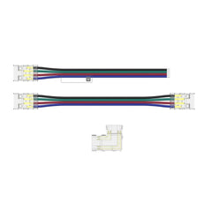 10mm 4 - Pin Connectors Kit for RGB COB LED Strip Light IP20 - House of LEDS
