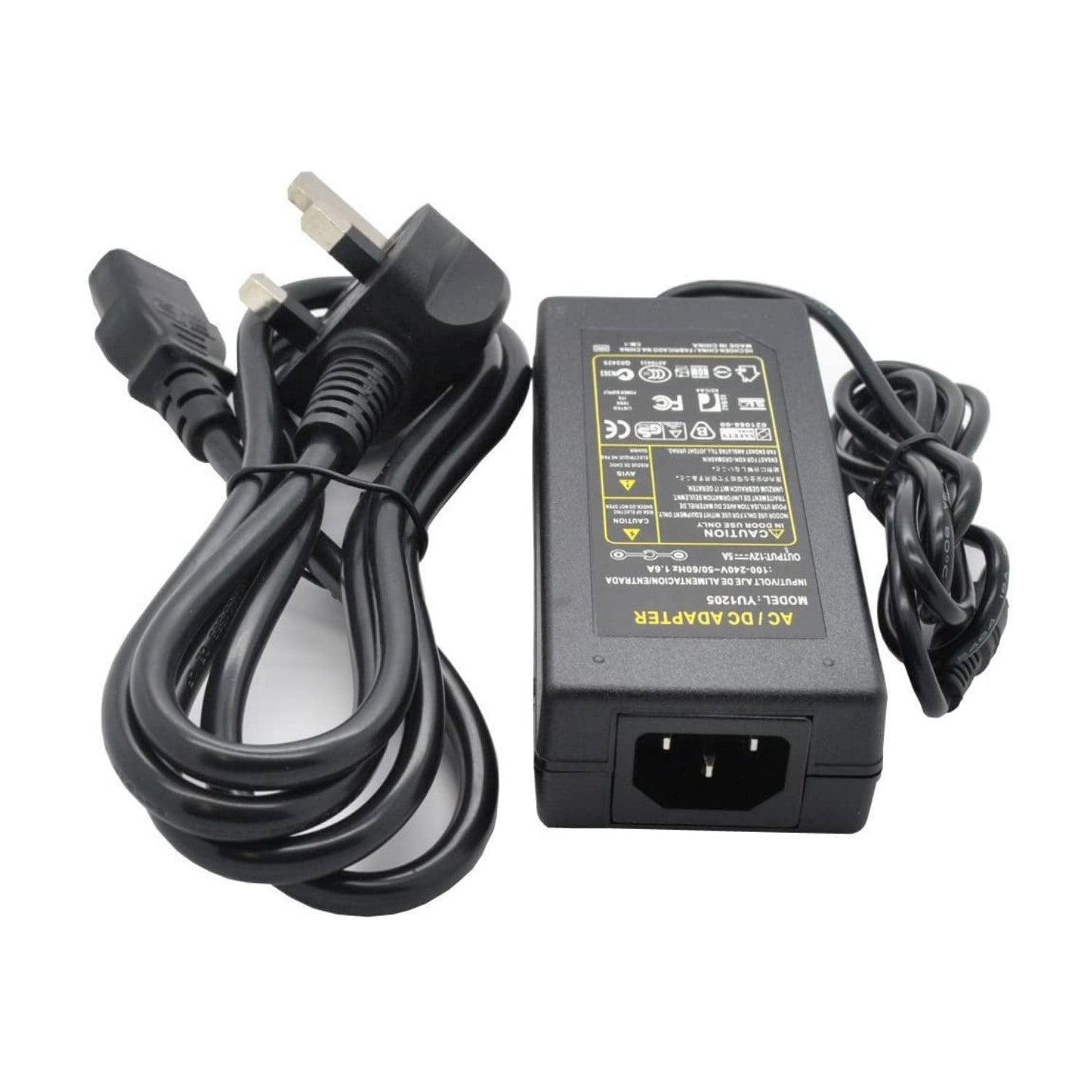 24V 5A 60W AC/DC Power Supply Adaptor Transformer - House of LEDS
