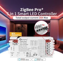 GLEDOPTO ZigBee Pro Plus 5 in 1 Series Controllers for LED Light Strips Smart Home GL-C-201P
