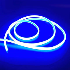 Blue COB LED Strip Light 220V 240V 288 LEDs/m IP65 with UK Plug - ATOM LED