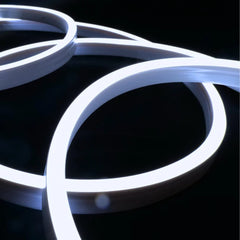Cool White Neon Flex 6000K 48V 10x20mm IP67 Waterproof 50m