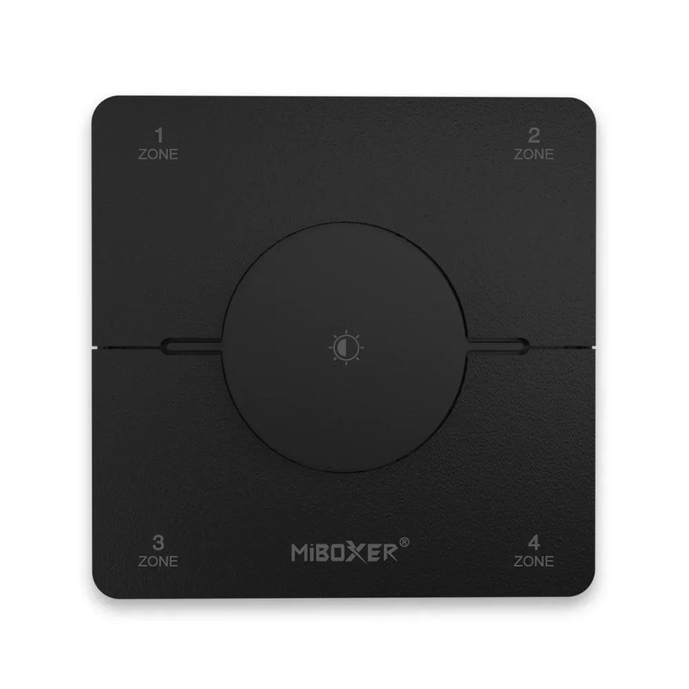 Miboxer K0S 4 Zone CCT rotating panel remote Black
