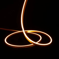 Mini Orange Neon Flex 24V 6x12mm IP65 Waterproof 15m