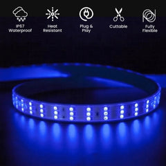 RGB LED Strip 5050 220V 240V 144LEDs/m IP67 Waterproof Full Kit - ATOM LED