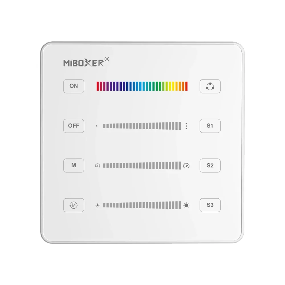 Miboxer White SPI Wall Panel Remote (2.4GHz) B6