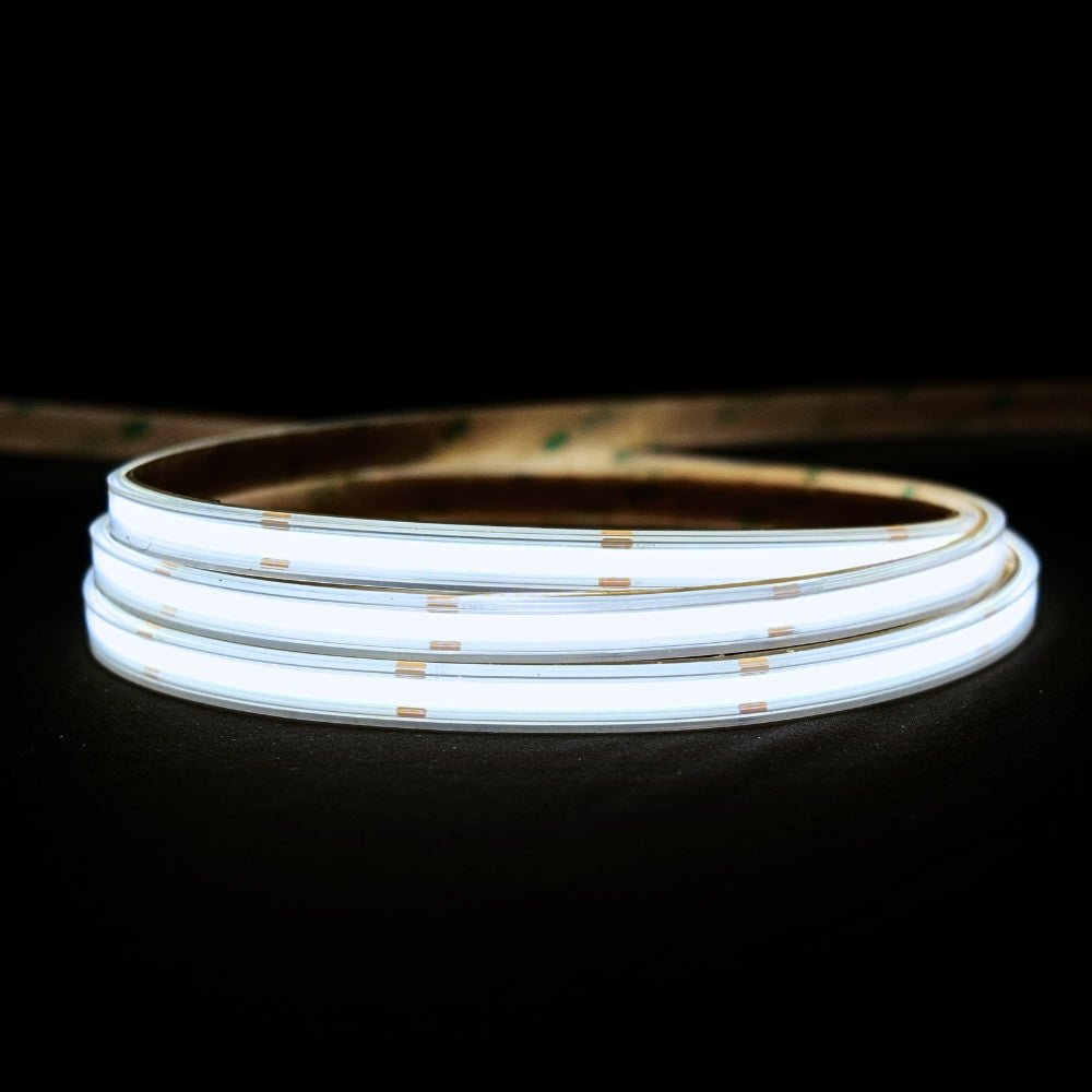 Cool White 6000K COB LED Strip 48V 480LEDs/m IP67 Waterproof 30m Run - House of LEDS