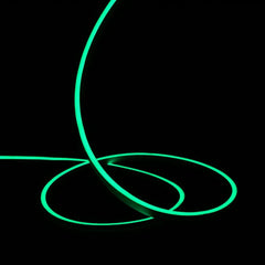 Mini Green Neon Flex 6000K 24V 6x12mm IP65 Waterproof 15m