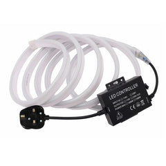 LED Strip Light 220V 240V SMD 5730 180LEDs/m 23-Key RF Remote Control 1500W Dimmer Transformer for Brightness Adjustment - UK LED Lights