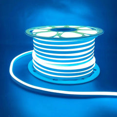 Ice Blue Neon Flex 220V 240V 8x16mm 120LEDs/m IP67 Waterproof with UK Plug - ATOM LED