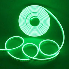 Mini Green LED Neon Flex DC 12V 6x12mm 120LED/m IP65 Waterproof 2.5cm Cut - House of LEDS