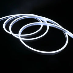 Mini Cool White Neon Flex 6000K 4x8mm IP65 Waterproof 168 LEDs/m