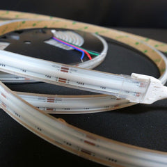RGB COB LED Strip 24V IP68 Waterproof 840 LEDs/m 5cm Cut - House of LEDS
