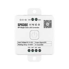SP636E DC5 - 24V Addressable LED Strip Dimmer Bluetooth Music Control - House of LEDS