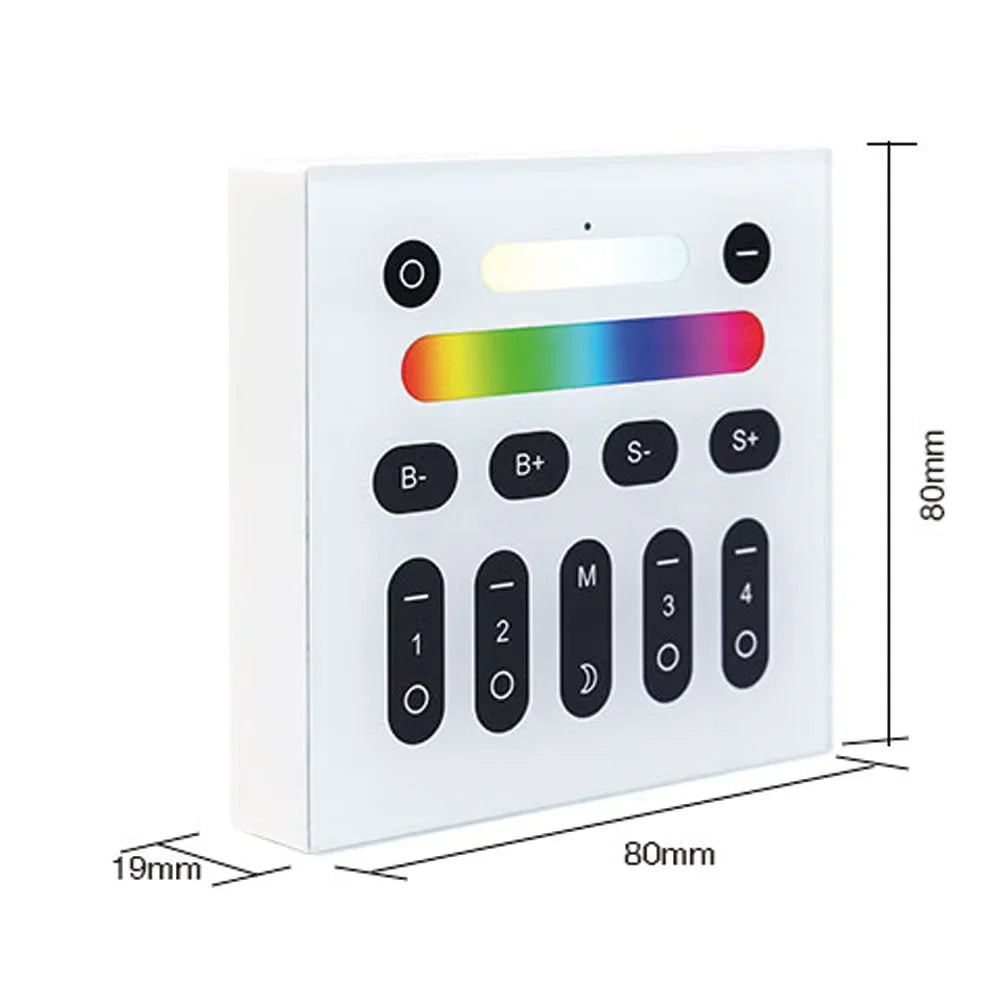 GLEDOPTO 2.4G wall switch for RGB / RGBW / RGBCCT lighting GL-W-003Z