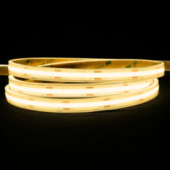 Warm White 3000K COB LED Strip 24V 384 LEDs/m IP68 Waterproof - House of LEDS