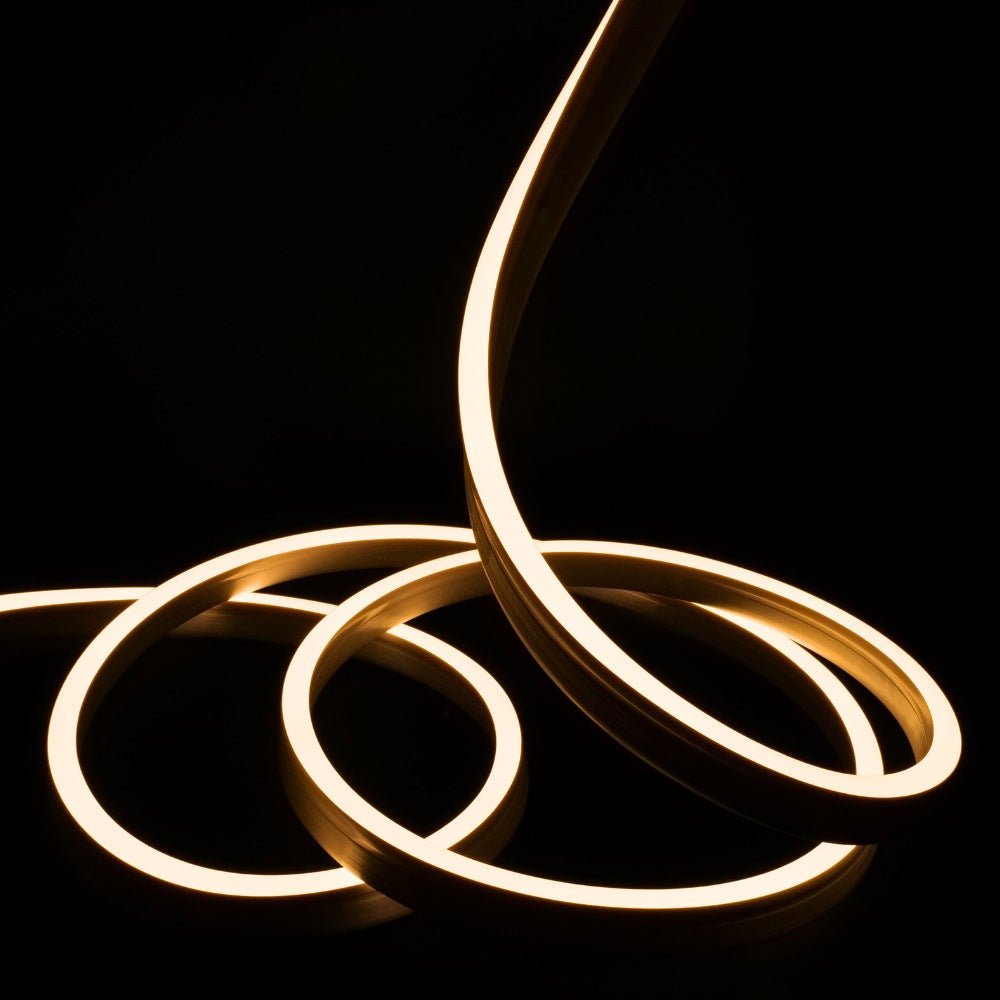 Warm White Neon Flex 2800K 24V 10x20mm IP68 Waterproof 20m - House of LEDS
