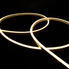 Warm White LED Neon Flex 3000K 24V 6x12mm IP67 Waterproof 1cm Cut 15m | UK LED Lights