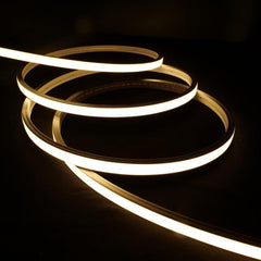 Warm White Neon Flex 3000K 24V Top Bend 10x6mm IP65 Waterproof 280LEDs/m - House of LEDS