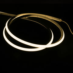 Warm White 3000K 10x10mm dual bend neon flex horizontal and vertical bending