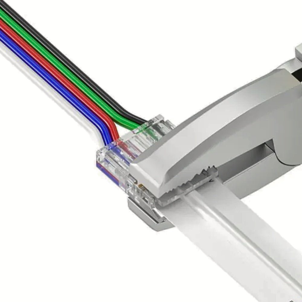 12mm 5 - Pin Connectors Kit for RGBW COB LED Strip Light IP20 - House of LEDS