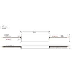 12V IP67 Power Supply Driver Constant Voltage 300W - UK LED Lights