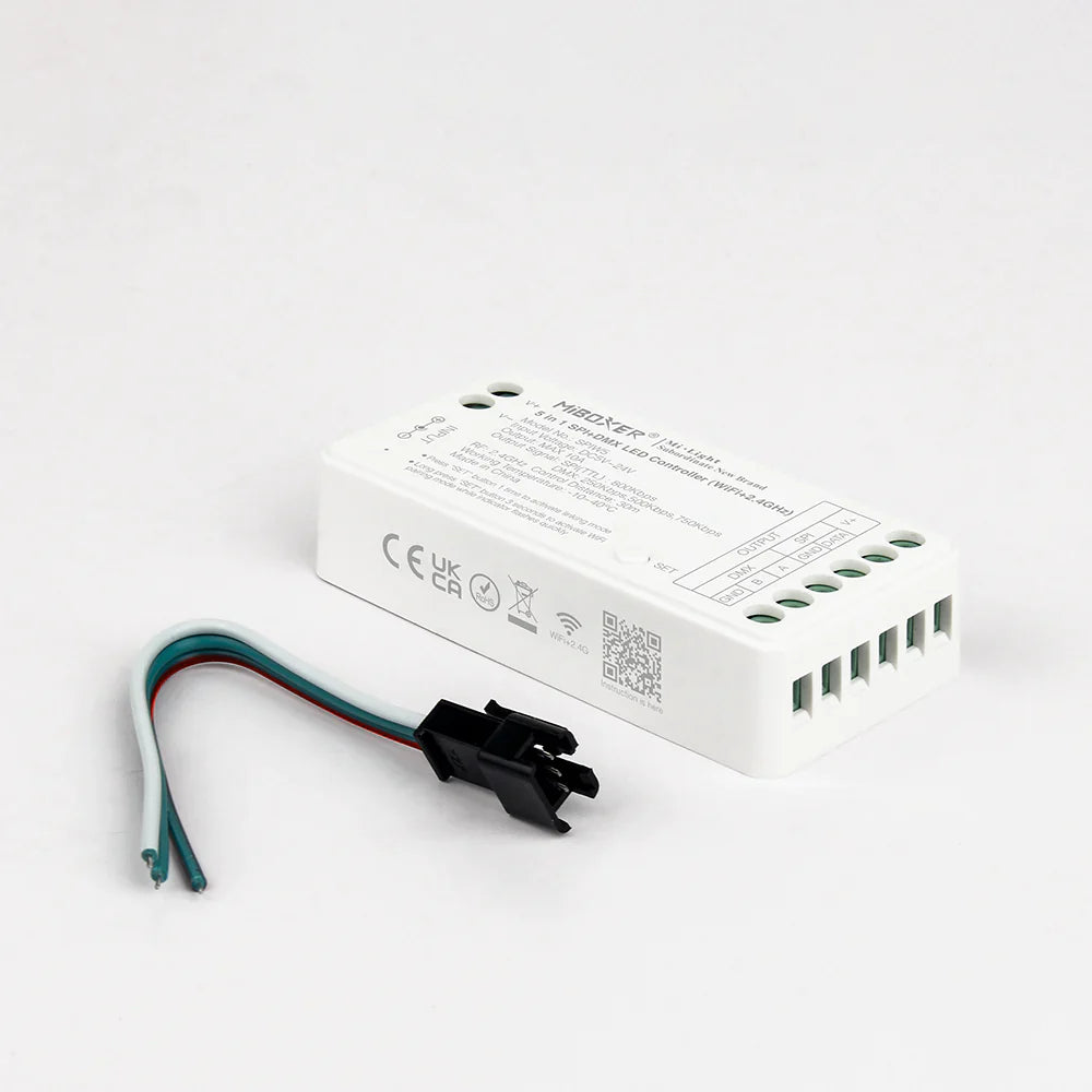 Miboxer 5 in 1 SPI+DMX LED Controller (WiFi+2.4G) SPIW5