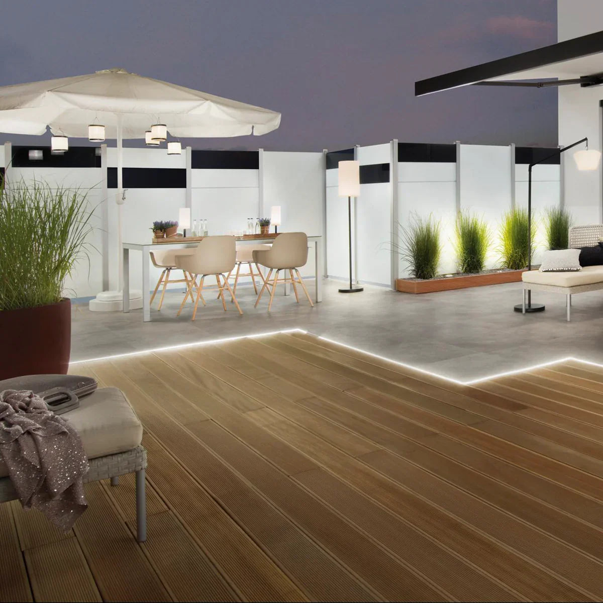 MaxiFlex LED Neon Flex For Decking & Driveway 6x12mm IP67 Waterproof 1cm Cut 15m | UK LED Lights