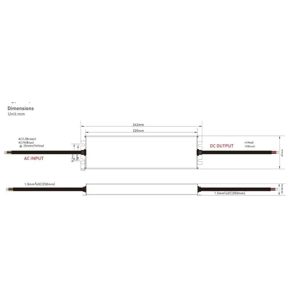 48V IP67 Power Supply Driver Constant Voltage 500W - House of LEDS