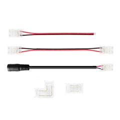 8mm 2 - Pin DC Connectors for Single COB LED Strip Light IP20 - House of LEDS