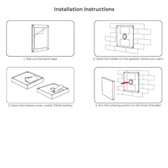 Miboxer B2 Wall Mount 4-Zone Panel Remote CCT