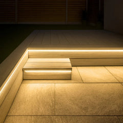 Decking LED Light Warm White Neon Flex 3000K 24V 6x12mm IP67 Waterproof