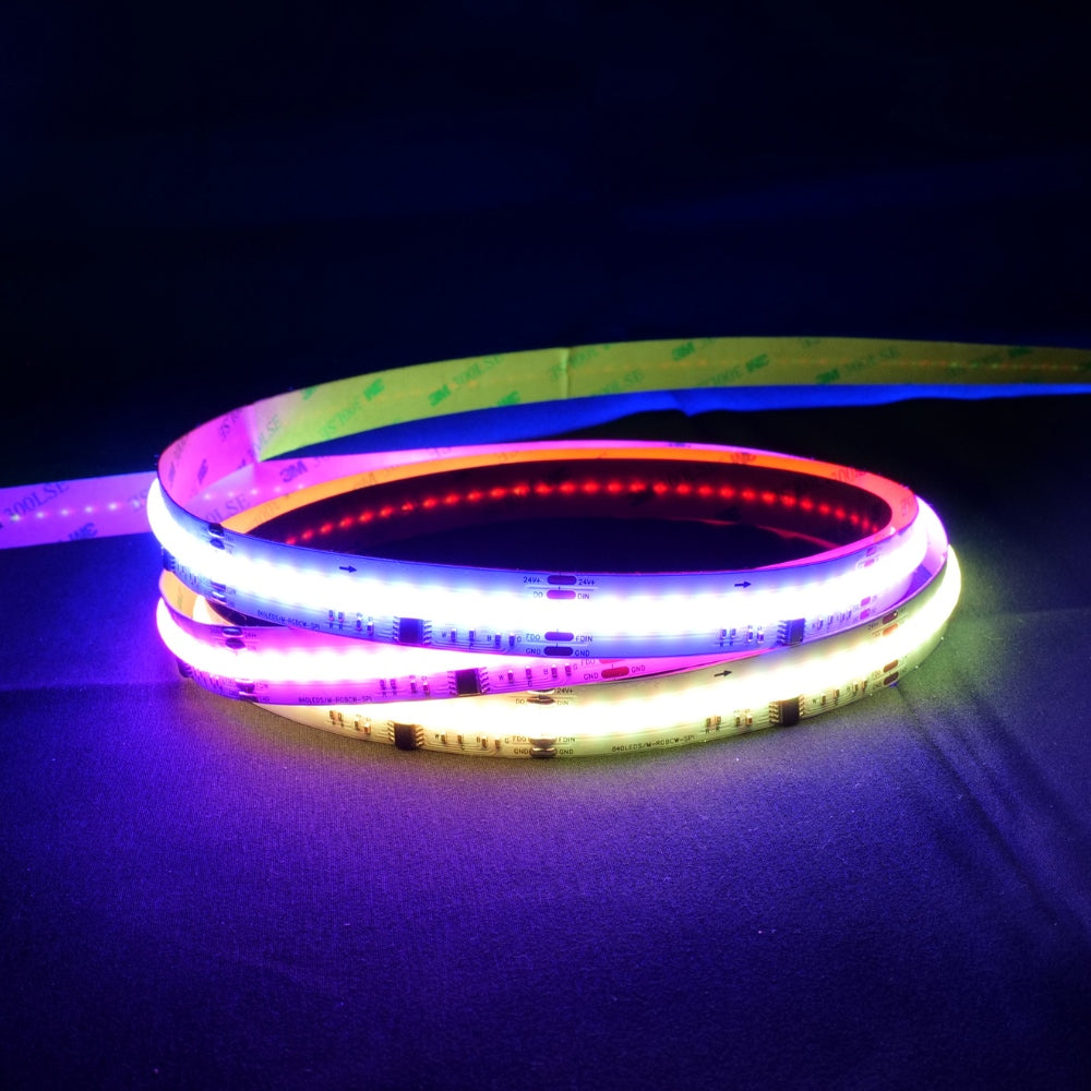 Digital Pixel RGB CCT COB Strip 24V IP20 840 LEDs/m WS2805 15mm Wide