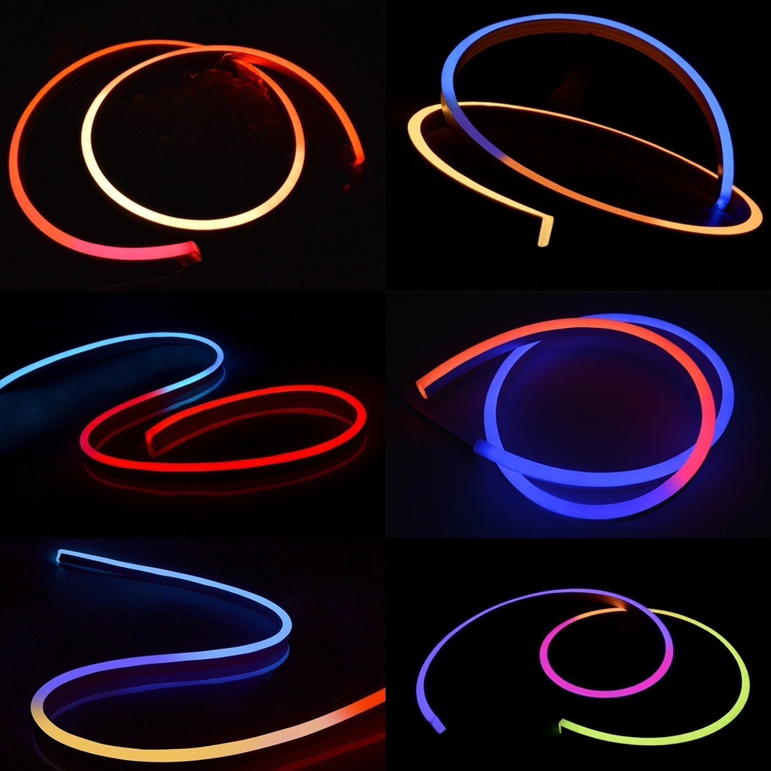 Digital Pixel RGB Neon Flex Addressable 16x16mm IP65 Waterproof WS2811 Neon Flex Only - ATOM LED