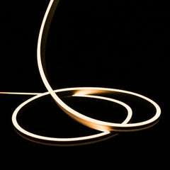 Warm White 3000K 8x16mm IP67 LED neon flex 24V — extra long 20m run, waterproof outdoor