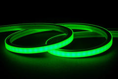Green LED Neon Flex 220V 240V Flat Shape Top Bending 20cm Cutting IP65 with UK Plug - ATOM LED
