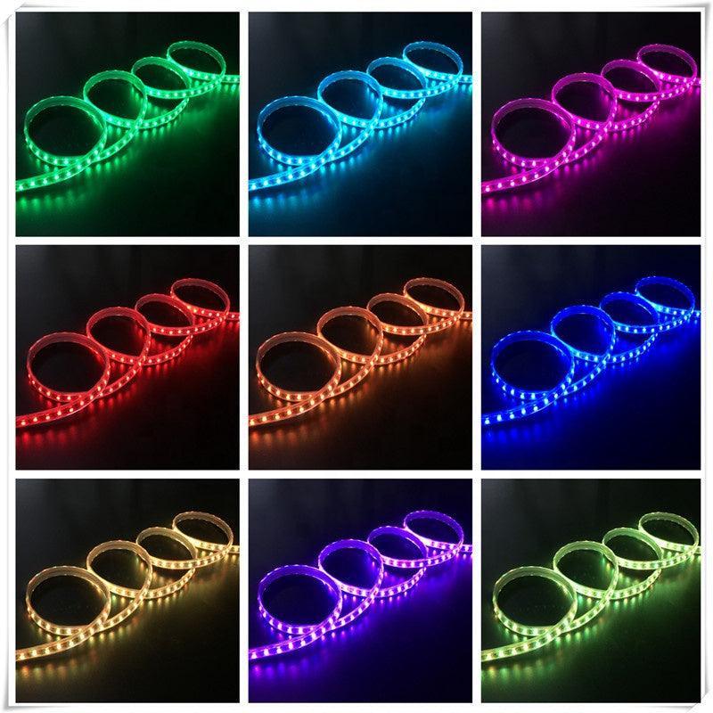 RGB LED Strip 5050 220V 240V 144LEDs/m IP67 Waterproof Full Kit - ATOM LED