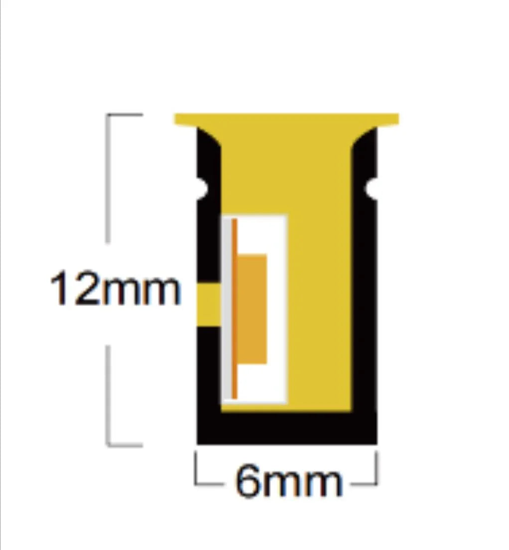 MaxiFlex LED Neon Flex For Decking & Driveway 6x12mm IP67 Waterproof 1cm Cut 15m | UK LED Lights
