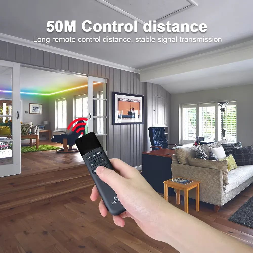 Gledpto WLED WiFi Remote Control for ESP32/ESP8266 Controllers GL-RC-001WL
