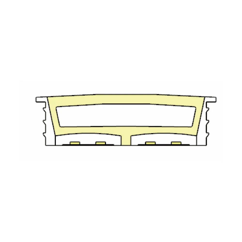 LED Strip Silicone Neon Flex Profile Cover Body Flexible Bendable 50x15mm