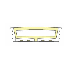 LED Strip Silicone Neon Flex Profile Cover Body Flexible Bendable 50x15mm