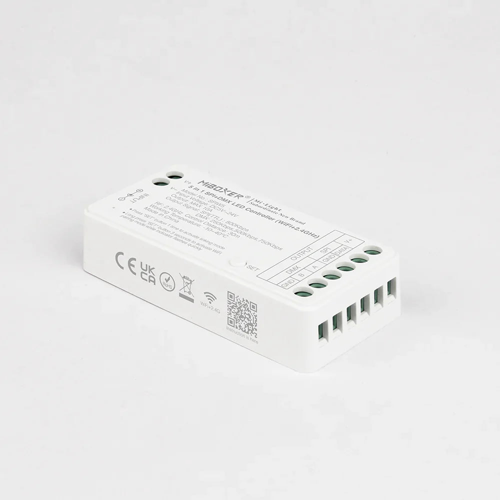 Miboxer 5 in 1 SPI+DMX LED Controller (WiFi+2.4G) SPIW5