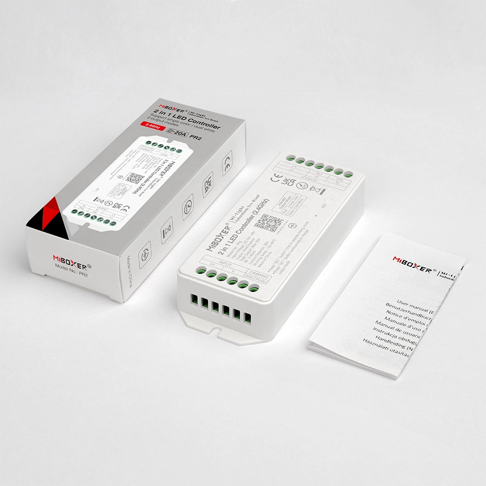 Miboxer 2 in 1 LED Controller (2.4GHz) Output Max 20A PR2