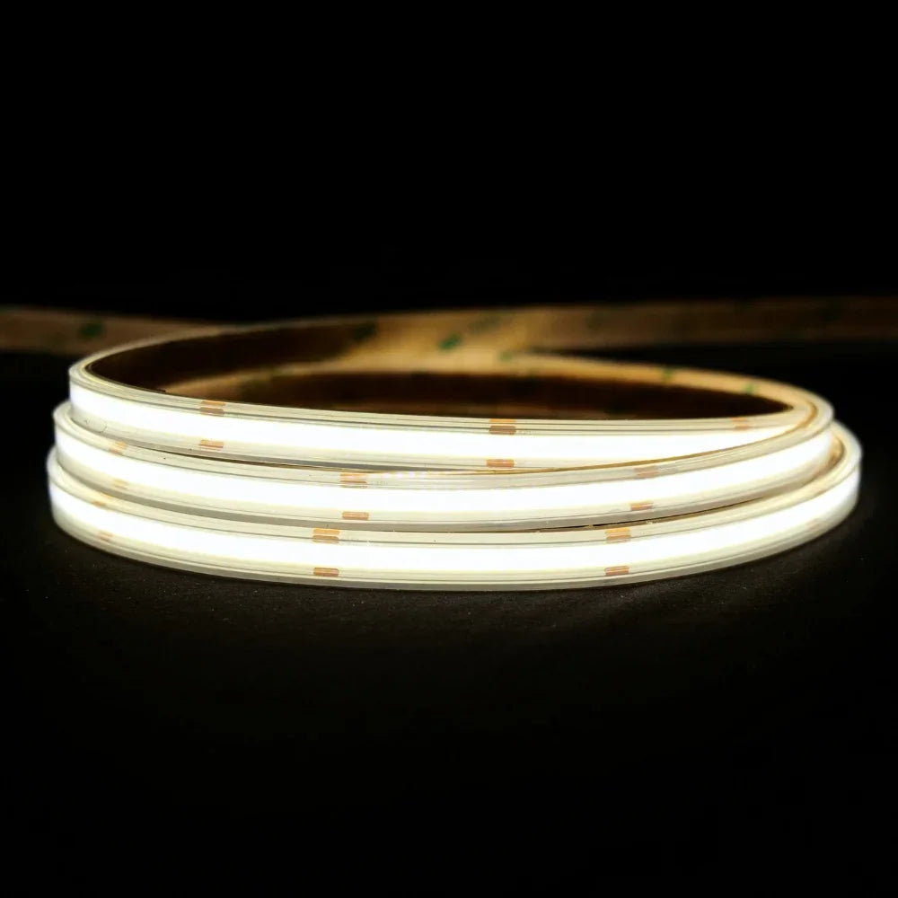 Natural White 4000K COB LED Strip 24V 480LEDs/m IP67 Waterproof 20m Run