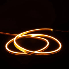 Mini Orange Neon Flex  24V 6x12mm IP65 Waterproof 15m