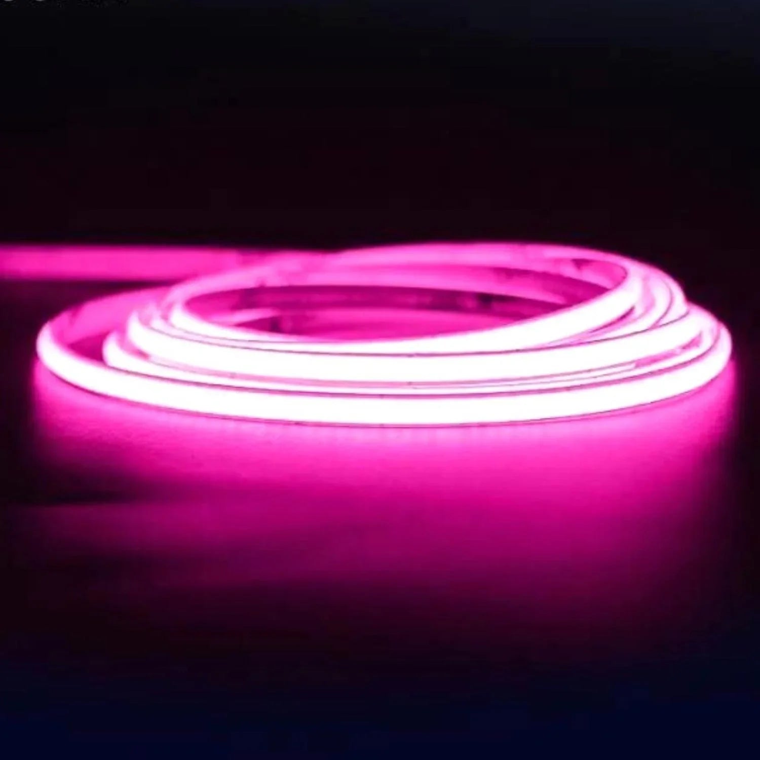 Led Effect Pink COB LED Strip Light Pink Neon Flex 220V 240V 288 LEDs/m IP65 with UK P ...