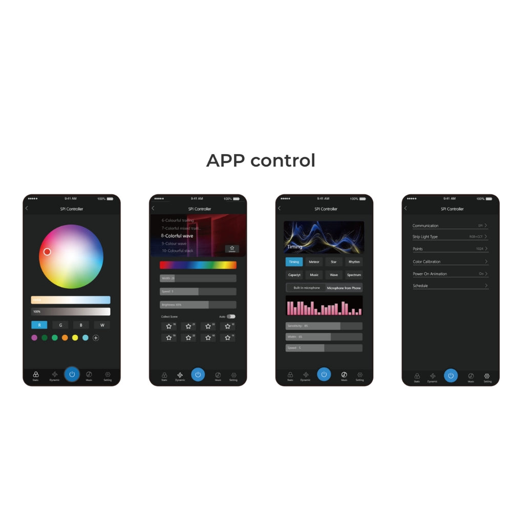 Miboxer 5 in 1 SPI+DMX LED Controller (WiFi+2.4G) SPIW5