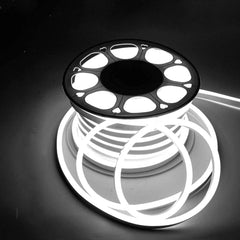 Cool White LED Neon Flex AC 220V 240V 8x16mm 120LEDs/m IP65 Waterproof with UK Plug - ATOM LED
