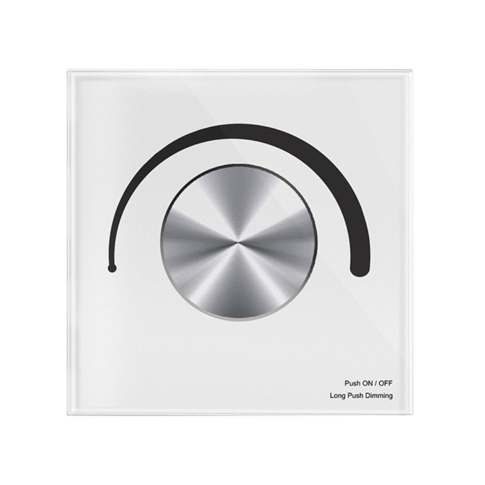AC Triac Glass Rotary Panel Dimmer S1 - K - House of LEDS