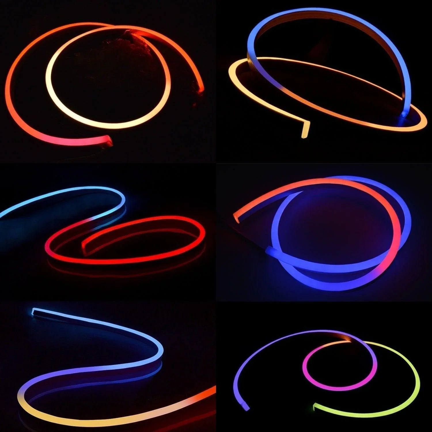 Addressable Digital Pixel RGB Neon Flex 24V 12x20 WS2811 IP65 Waterproof - UK LED Lights