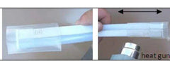 Adhesive Clear Heat Shrink Sleeving - 2:1 Weatherproof Heatshrink Tubing 16-25mm 1 Metre - UK LED Lights